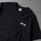 シュプリーム × スラッシャー ロゴ 両面プリント Tシャツ ブラック - NEWSED