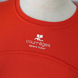クレージュ スポーティー生地 ロゴ Tシャツ レッド レディース - NEWSED