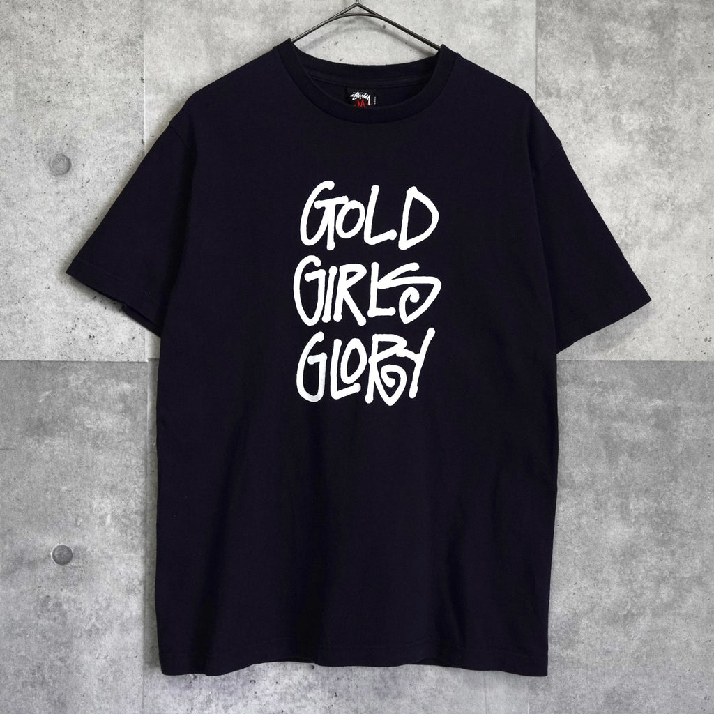 Old Stüssy print T-shirt in navy