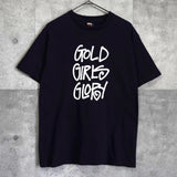 オールド ステューシー プリント Tシャツ ネイビー - NEWSED