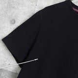 フレッドペリー ロゴ 刺繍 Tシャツ ブラック - NEWSED