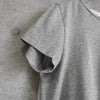 サカイ ドッキング プリーツ ブラウス Tシャツ 半袖トップス グレー / アイボリー レディース