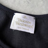 Vivienne Westwood Orb 刺绣 T 恤，短袖，女款，黑色