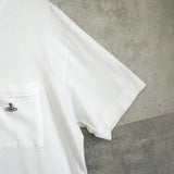 ヴィヴィアン ウエストウッド マン オーブ ポケット Tシャツ ホワイト - NEWSED