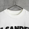 Jil Sander 徽标 T 恤白色
