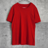 メゾン マルジェラ プレーン Tシャツ レッド - NEWSED