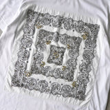 ジバンシィ ビジュー チェーン 装飾 バンダナ Tシャツ ホワイト - NEWSED