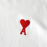 アミパリ アミ パリス ハートロゴ Tシャツ ホワイト - NEWSED