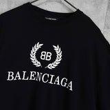 バレンシアガ ロゴ Tシャツ ブラック - NEWSED