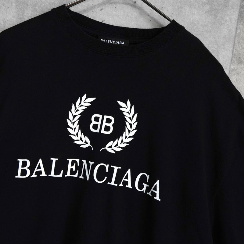 バレンシアガ ロゴ Tシャツ ブラック - NEWSED