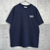 Maison Kitsune 海军蓝刺绣徽标 T 恤