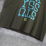 オールド ステューシー プリント Tシャツ カーキ - NEWSED
