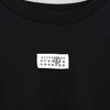 エムエムシックス メゾン マルジェラ ナンバーロゴ Tシャツ ブラック