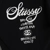 Stüssy 黑色双面印花T恤