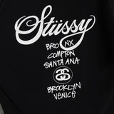 ステューシー 両面プリント Tシャツ ブラック - NEWSED