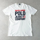 ポロ ラルフローレン ロゴ 半袖Tシャツ ホワイト - NEWSED
