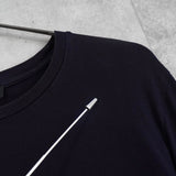 ジルサンダー バックロゴ プレーン ロンT ネイビー - NEWSED