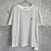 セリーヌ トリオンフ ボーダー柄 Tシャツ ホワイト