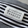 Maison Margiela 黑/白/灰条纹 T 恤