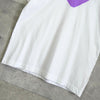 Play Comme des Garçons Heart Logo T-Shirt in White/Purple