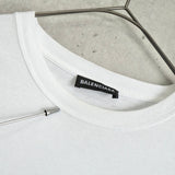 バレンシアガ ロゴ オーバーサイズ Tシャツ ホワイト - NEWSED