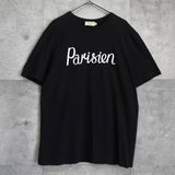 メゾンキツネ パリジャン Tシャツ ブラック - NEWSED