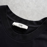 アミパリ アミ パリス ハートロゴ Tシャツ ブラック - NEWSED