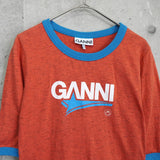 ガニー ロゴ Tシャツ オレンジ レディース - NEWSED