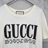 グッチ クラシックロゴ Tシャツ アイボリー - NEWSED