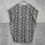 アディダス × ハイク ビッグ トレフォイルロゴ パイソン柄 フレンチスリーブ Tシャツ カーキ レディース - NEWSED