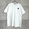 プレイ コムデギャルソン ハートロゴ Tシャツ ホワイト