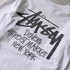 Stüssy 白色双面印花长袖T恤