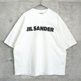 ジルサンダー ロゴ Tシャツ ホワイト - NEWSED