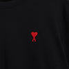 アミパリ アミ パリス ハートロゴ Tシャツ ブラック