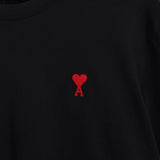アミパリ アミ パリス ハートロゴ Tシャツ ブラック - NEWSED