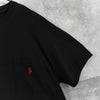Polo by Ralph Lauren Logo Embroidered Pocket T-Shirt in Black