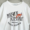 Maison Kitsune 白色狐狸印花T恤