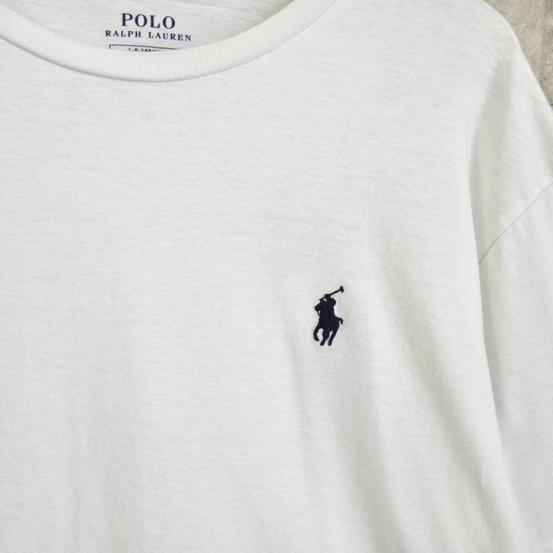 ポロ ラルフローレン スモールポニー ロゴ Tシャツ ホワイト - NEWSED