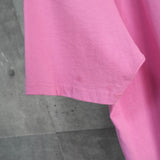 アミパリ アミパリス ハートロゴ オーバーサイズ Tシャツ ピンク - NEWSED