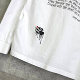 ステューシー × ゼロスリートゥーシー ロゴ ロンT ホワイト - NEWSED
