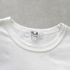 プレイ コムデギャルソン ハートロゴ Tシャツ ホワイト レディース