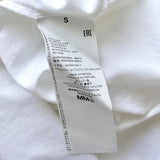 エムエムシックス メゾン マルジェラ ロゴ オーバーサイズ Tシャツ ホワイト - NEWSED