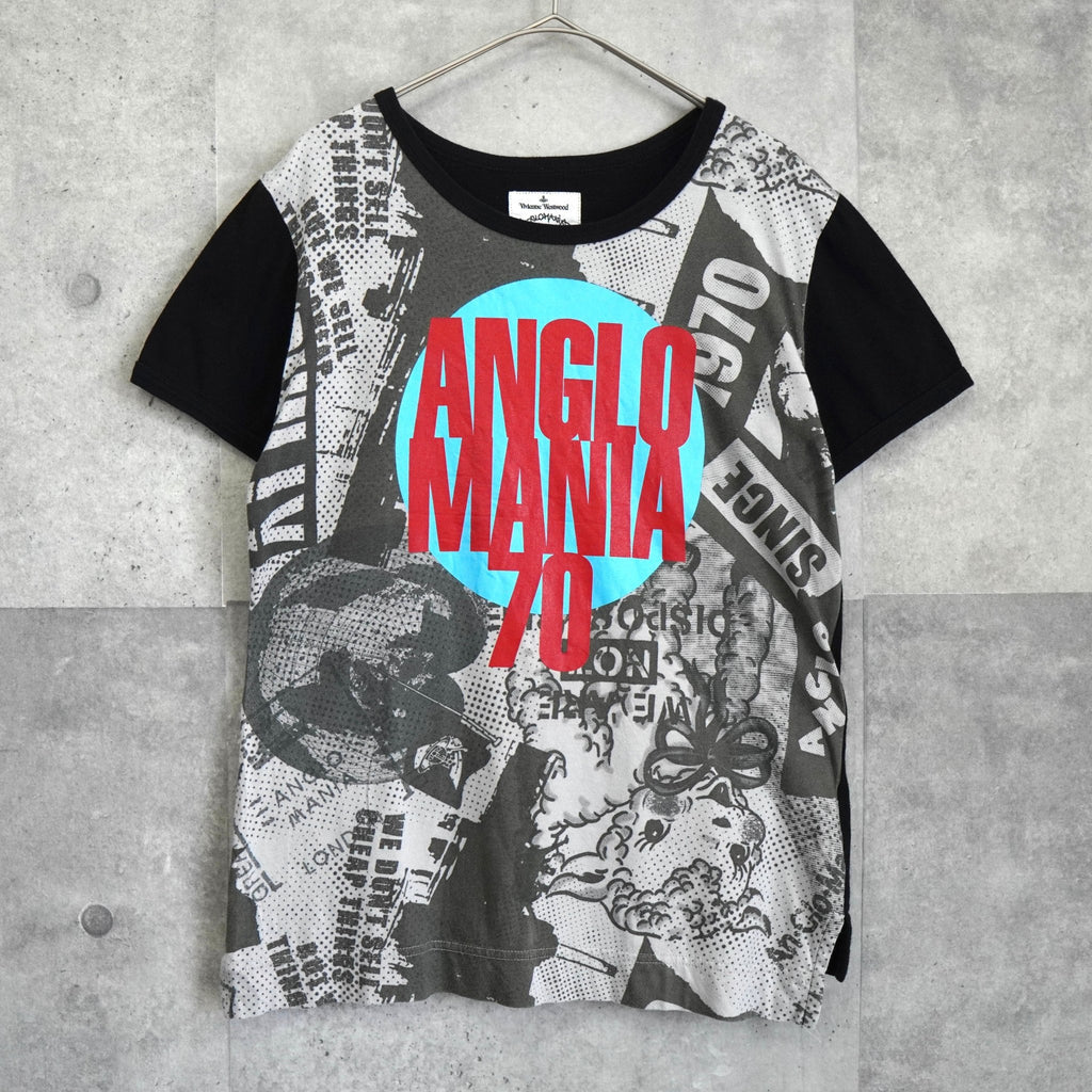 Vivienne Westwood Anglomania 印花 T 恤（黑色）
