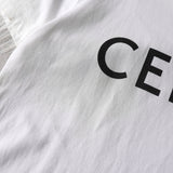 セリーヌ クラシックロゴ Tシャツ ホワイト - NEWSED