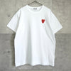 プレイ コム デ ギャルソン ハート Tシャツ ホワイト