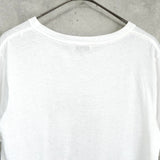 サンローラン プリント Tシャツ ホワイト - NEWSED
