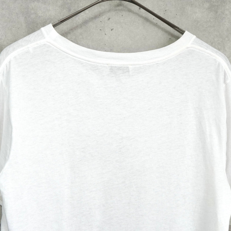 サンローラン プリント Tシャツ ホワイト - NEWSED