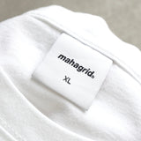マハグリッド プリント Tシャツ ホワイト - NEWSED