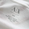 アルマーニ エクスチェンジ 蛍光 ロゴ Tシャツ ホワイト