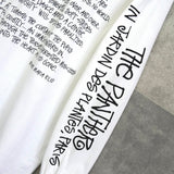 ステューシー × ゼロスリートゥーシー ロゴ ロンT ホワイト - NEWSED